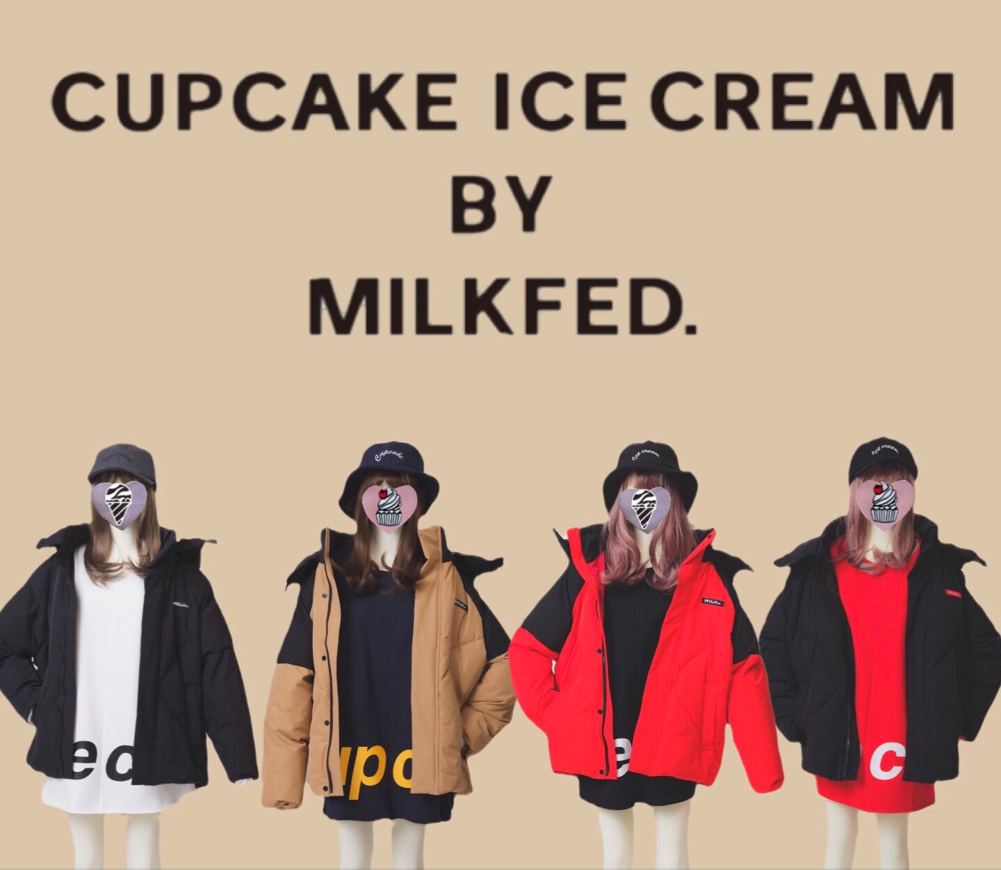 MILKFED.×Tommyブランド CUPCAKE ICE CREAM BY MILKFED. 冬の新商品が数量限定入荷♡ – HOUSE OF  TMY